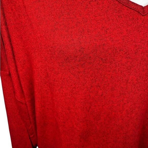 NWT NEW LOOK Curves Bella Red fine knit top size 20 - Picture 2 of 8